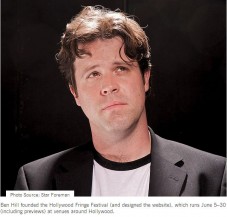 hollywood fringe ben hill founder photo