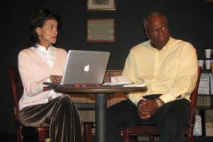 Gloria Charles and Kim Estes