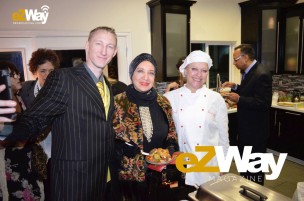 Eric Zuley, Carmelita Pittman, and Chef Anina