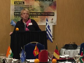 Debra Anteau speaking at Pre-Summit