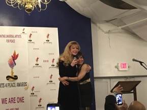 Rebecca Holden and Munni Irone